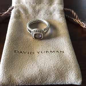 David Yurman Petite Albion Amethyst Ring